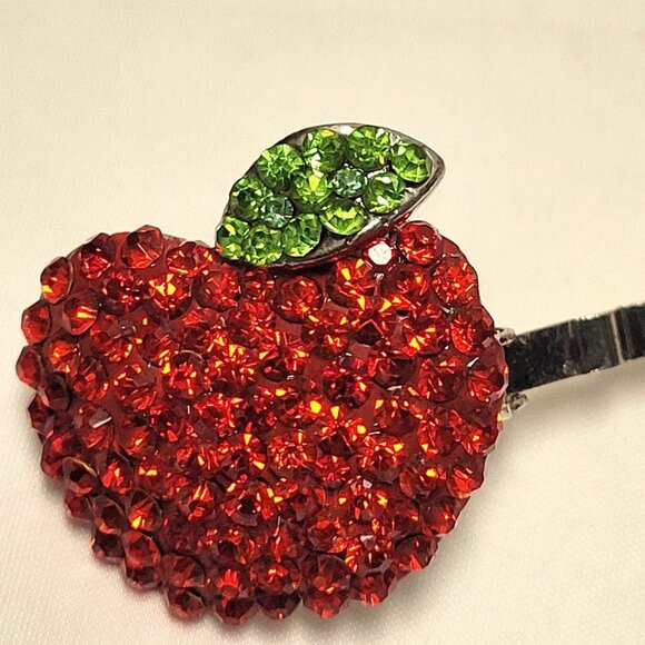 Girls Shiny Hair Clips Red and Pink Hair Clips Magnetic - Picture 9 of 13